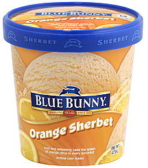 image of Blue Bunny Orange Sherbet (1 Pint)