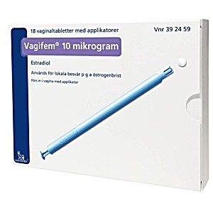 image of Vagifem, Vaginaltablett 10 Mikrogram 18 St