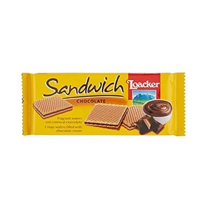 image of Loacker Wafer Sandwich Chocolate 75G