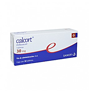 image of Calcort 30MG 10 Tabs, Deflazacort