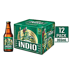 image of Cerveza Indio 12 Pack 355 ML