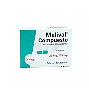 image of Malival Comp 215 / 25 MG Capsulas 32