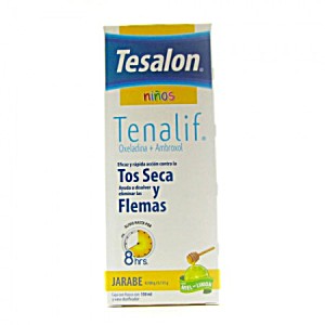 image of Tenalif Nios Oxeladina+ Ambroxol Tesalon Jarabe 150ML