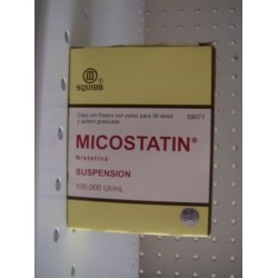 image of Micostatin (nistatina) 100, 000ui Suspension Infantil