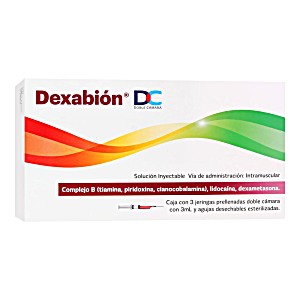 image of Dexabion DC (vitamins and Dexametason) Injeccion this Product Is Only Available In Mexico