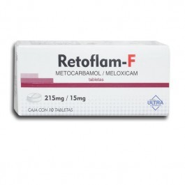 image of Retoflam-f (methocarbamol / Meloxicam) 215 / 15MG 10tab