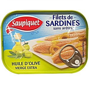 Upc Filets De Sardines A L Huile D Olive Saupiquet