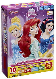 image of Kellogg's Disney Princess Assorted Fruit Flavored Snacks - 10 CT