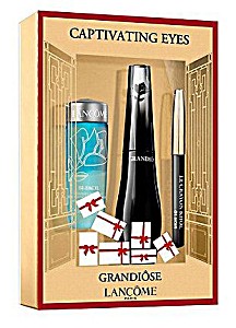 image of Lancome Grandiose Mascara Black 6.5 ML + Bi-facil Two-component Eye Remover 30 ML + Crayon Khol Mini Eye Pencil Black 0.7 G, Cosmetic Set