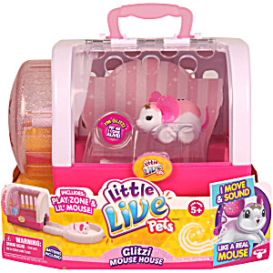 image of Moose Toys Little Live Pets Season 1 Glitzi Mouse House (exclusive)