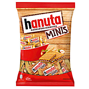 image of Ferrero Hanuta Minis Haselnuss-schnitte