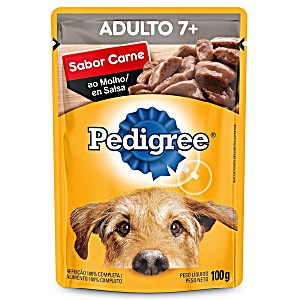 image of Pedigree Sache Adulto 7+ DP18 / 100GR CX / 2