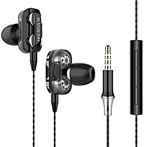 image of Super Bass Hifi Wired Earphone 3.5MM Jack In-ear Headphone Stereo Earbuds Ergonomic Sports Headsest