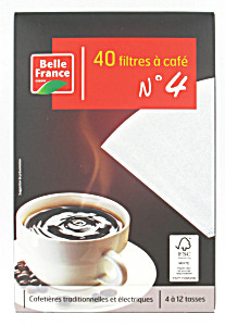 PQ.40 FILTRE CAFE N4 BELLE FRANCE - Boutique CABF
