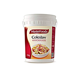 image of Masterfoods Mayonnaise Coleslaw 21KG