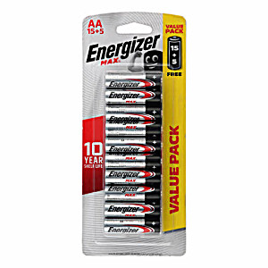 image of Energizer Max Aa15+5 Cells