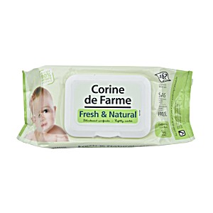 Upc Lingettes Bebe Parfumees Fresh Natural Avec Devidoir Au Calendula Bio