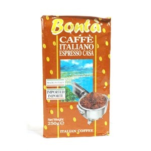 image of Bonta Caffe Italiano Espresso (gold / Oro) 250G