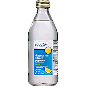 image of Equate Magnesium Citrate Saline Laxative Lemon Flavor, 10 Oz