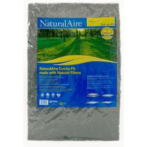 image of Naturalaire Cut To Fit Natural Fiber Air Filter, 24" X 36" X 1", 1-pack