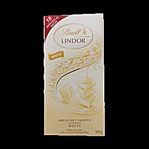 image of Lindt Lindor Singles - White, 100 G