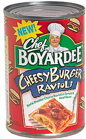 image of Chef Boyardee Cheesy Burger Ravioli (15 Oz)