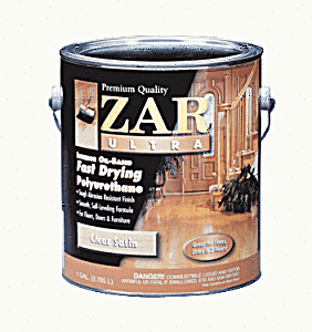 image of Zar 32912 Polyurethane Paint, Clear, 1 QT Can