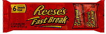 image of Reese's Fast Break Candy Bars, 0.67 Oz,