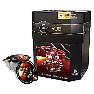 image of Keurig Folgers Gourmet Selections Black Silk Vue Packs Coffee,