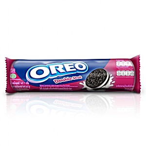 image of Oreo Sandwich Cookies Chocolate Double Stuff 131.1G