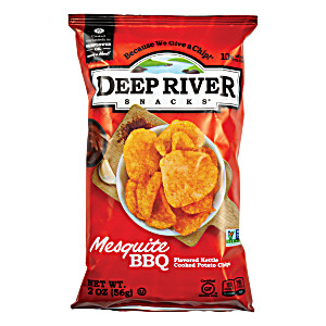 850668000450 UPC Deep River Snacks Mesquite BBQ Kettle Cooked Potato Chips