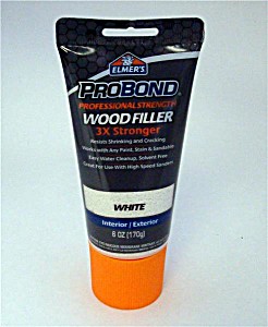 image of Elmer's Probond Professional Strength 6-oz White Wood Filler