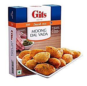 image of Gits Snack Mix - Moong-dal Vada, 200 G Carton