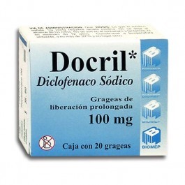 image of Docril (diclofenaco Sodico) 100MG 2ata