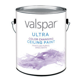 image of Valspar Ultra 128-fl Oz Interior Flat Ceiling White Latex-base Paint