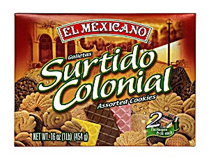 image of El Mexicano Surtido Colonial Assorted Cookies