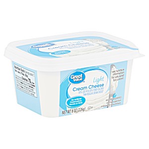 image of Great Value: Light Cream Cheese Spread,