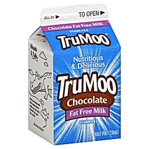 image of Dean's Trumoo Milk Fat Free, Chocolate