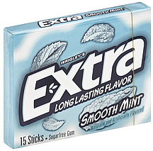 image of Wrigley's Extra Long Lasting Flavor Smooth Mint Gum- 15 CT