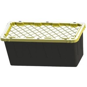 image of HDX 55 Gal. Storage Tote In Black