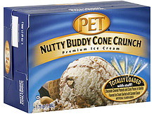 image of Pet Nutty Buddy Crunch Premium Ice Cream Cones (1.75 Quart)