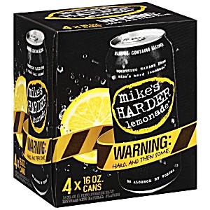 image of Mikes Harder Lemonade, 4 Pack, 16 FL Oz Cans