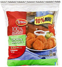 image of Tyson Chicken Nuggets (64 Oz)