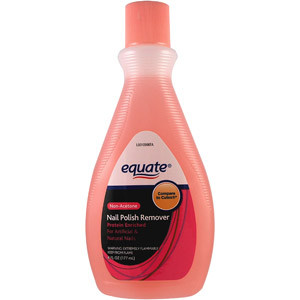 image of Equate Non-acetone Nail Polish Remover, 6 FL Oz