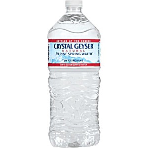 image of Crystal Geyser Alpine Spring Water, 33.8 Fluid Ounce - 15 Per Case