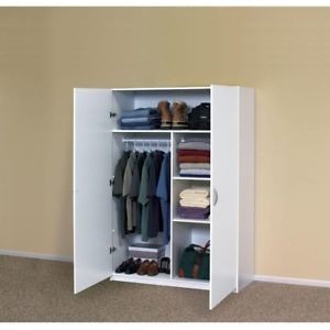 image of Closetmaid 48 In. Multi-purpose Wardrobe Cabinet In White