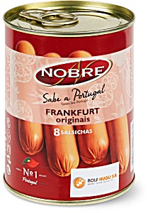 image of Nobre Original Frankfurt 8 Sausages 350G