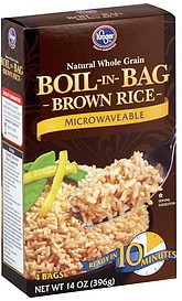 image of Kroger Brown Rice Boil-in-bag